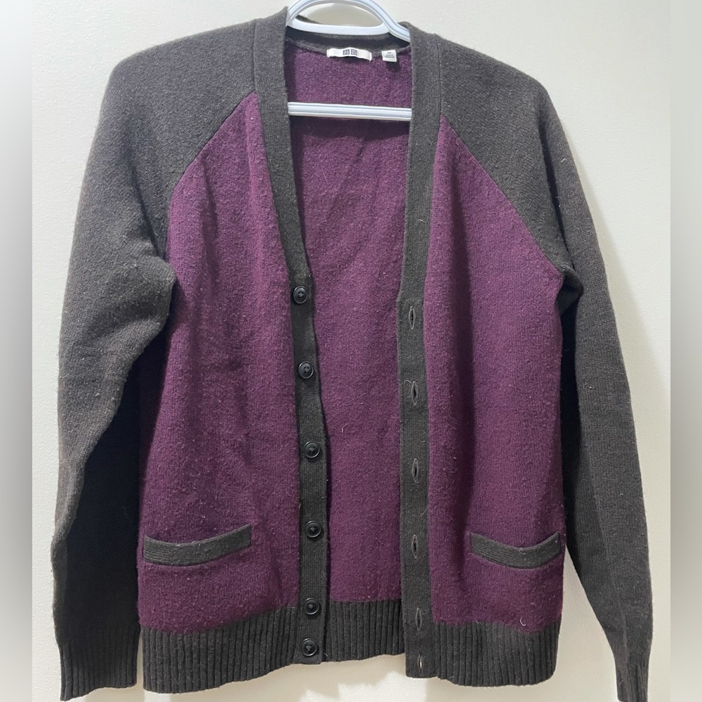 Uniqlo wool cardigan